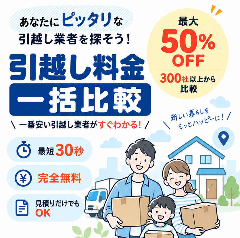 一番安い引越しがわかる！見積り完了で料金相場も！